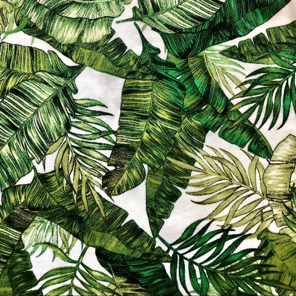 Fitted Stretch Tropical Botanical Palm Dre… - Picture 3 of 3